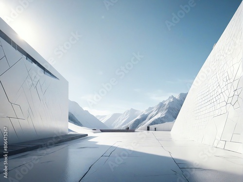 snow covered bridge