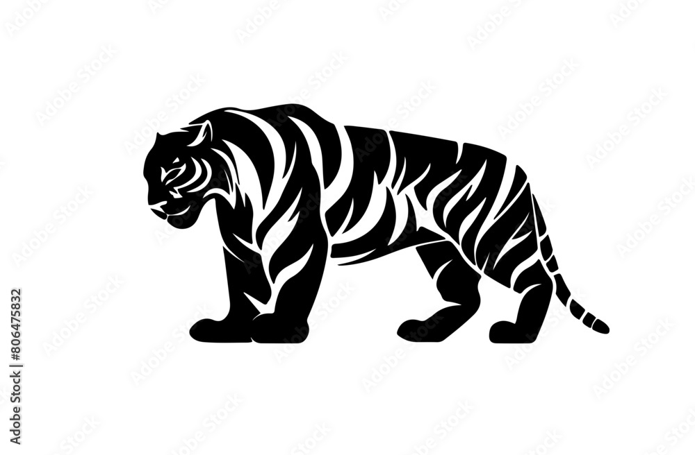 Tiger logo design vector illustration Tiger logo design vector illustration