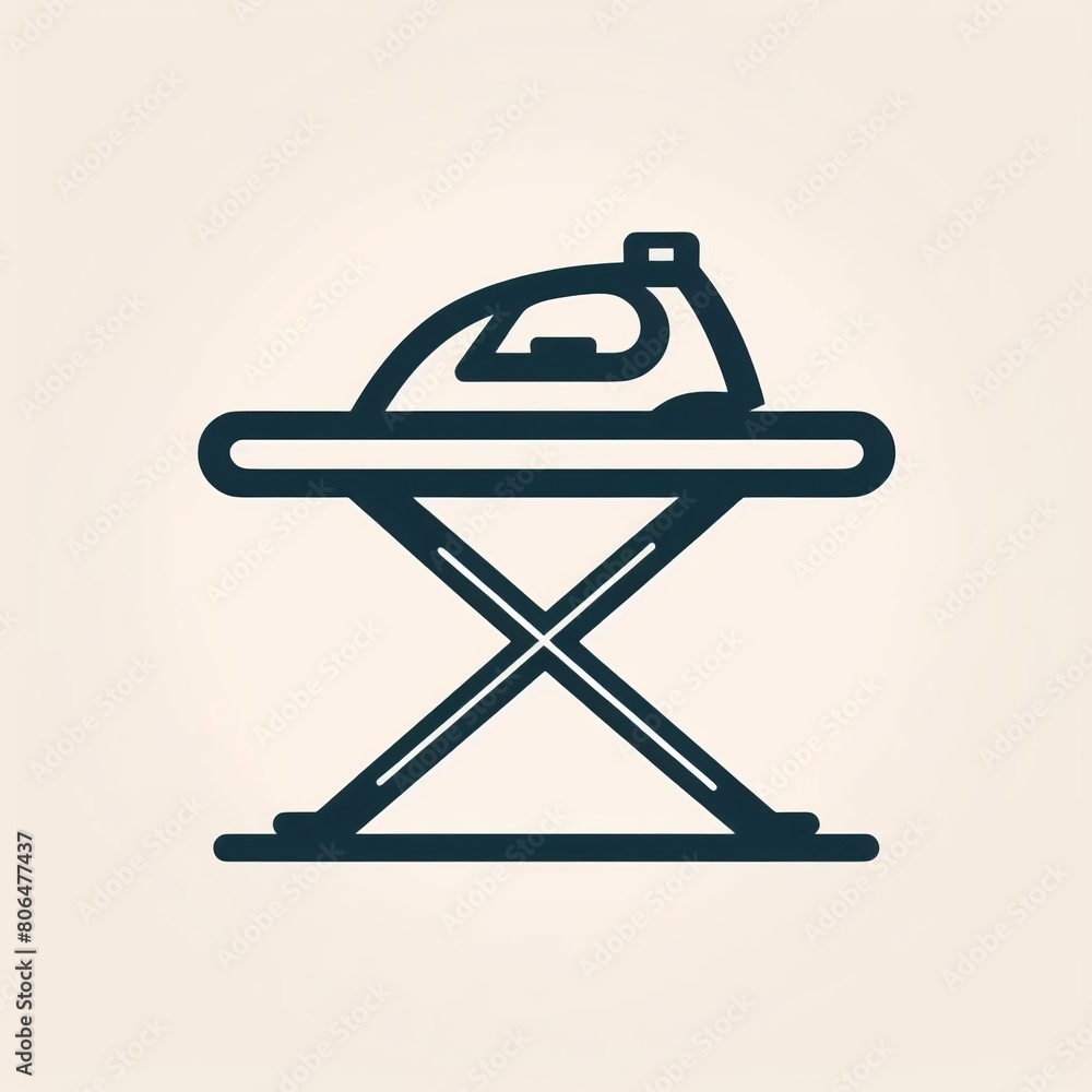 Ironing Board Logo Design Ironing Board Logo Design