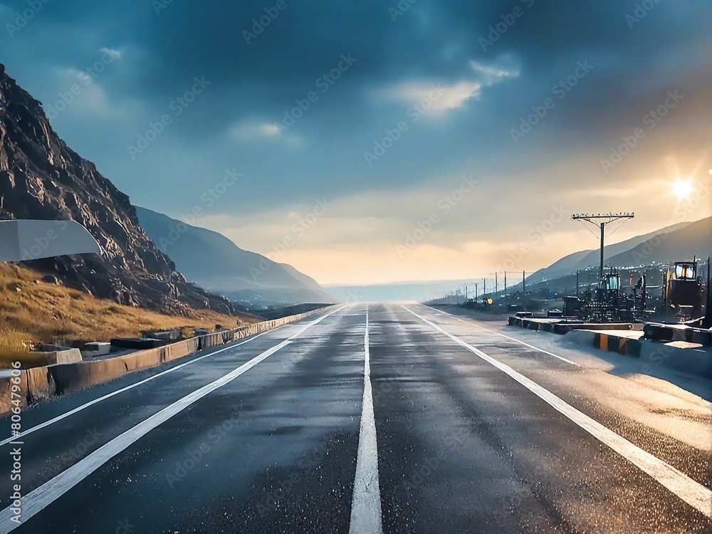 Fototapeta premium highway at night