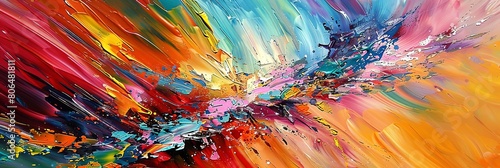 expression of movement with innovative techniques, abstract painting, multicolored, multicolored, multicolored, multicolored, multicolored, multicolored, multicolor