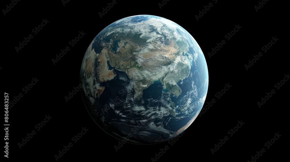 rendering of planet earth generative ai rendering of planet earth generative ai