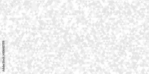 Abstract geometric background vector seamless technology gray and white background. Abstract geometric pattern gray Polygon Mosaic triangle Background, business and corporate background.