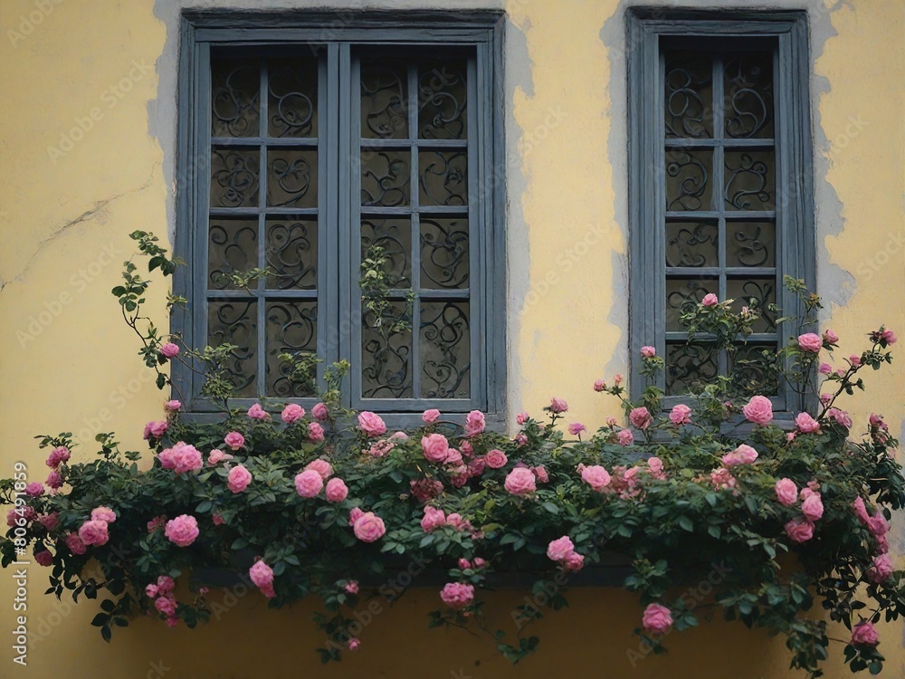 window with flowers