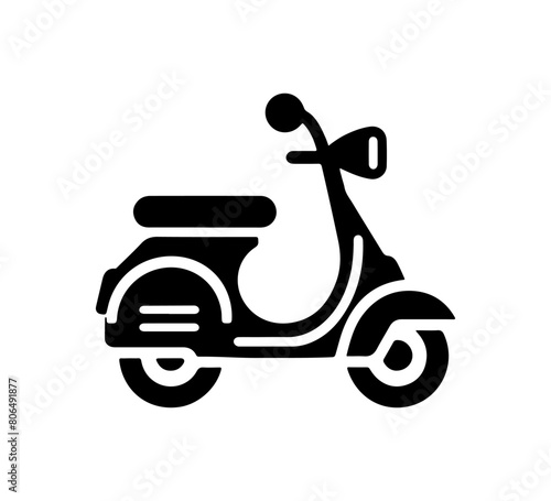 scooter vector icon simple minimal