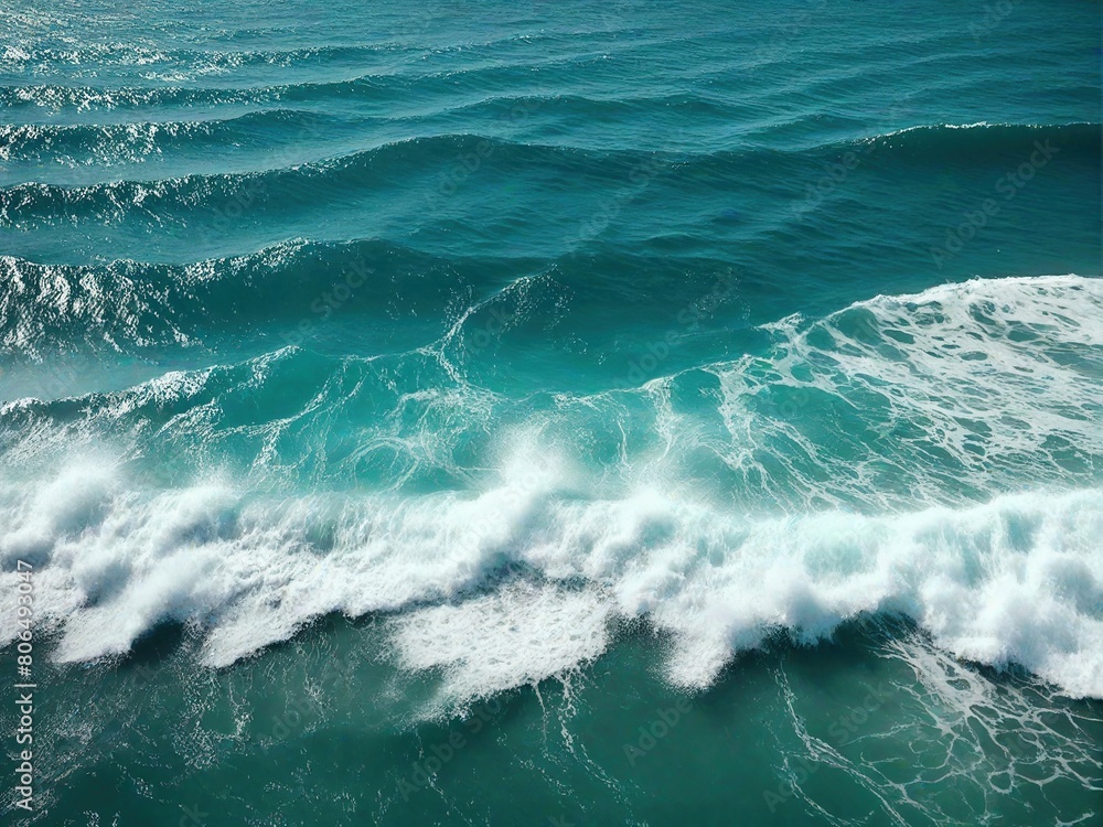 Fototapeta premium waves on the beach