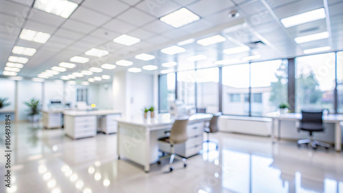 beautiful blurred background light modern office interior © Ohice