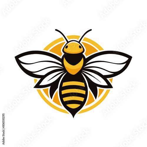 honey bee logo concept  1 