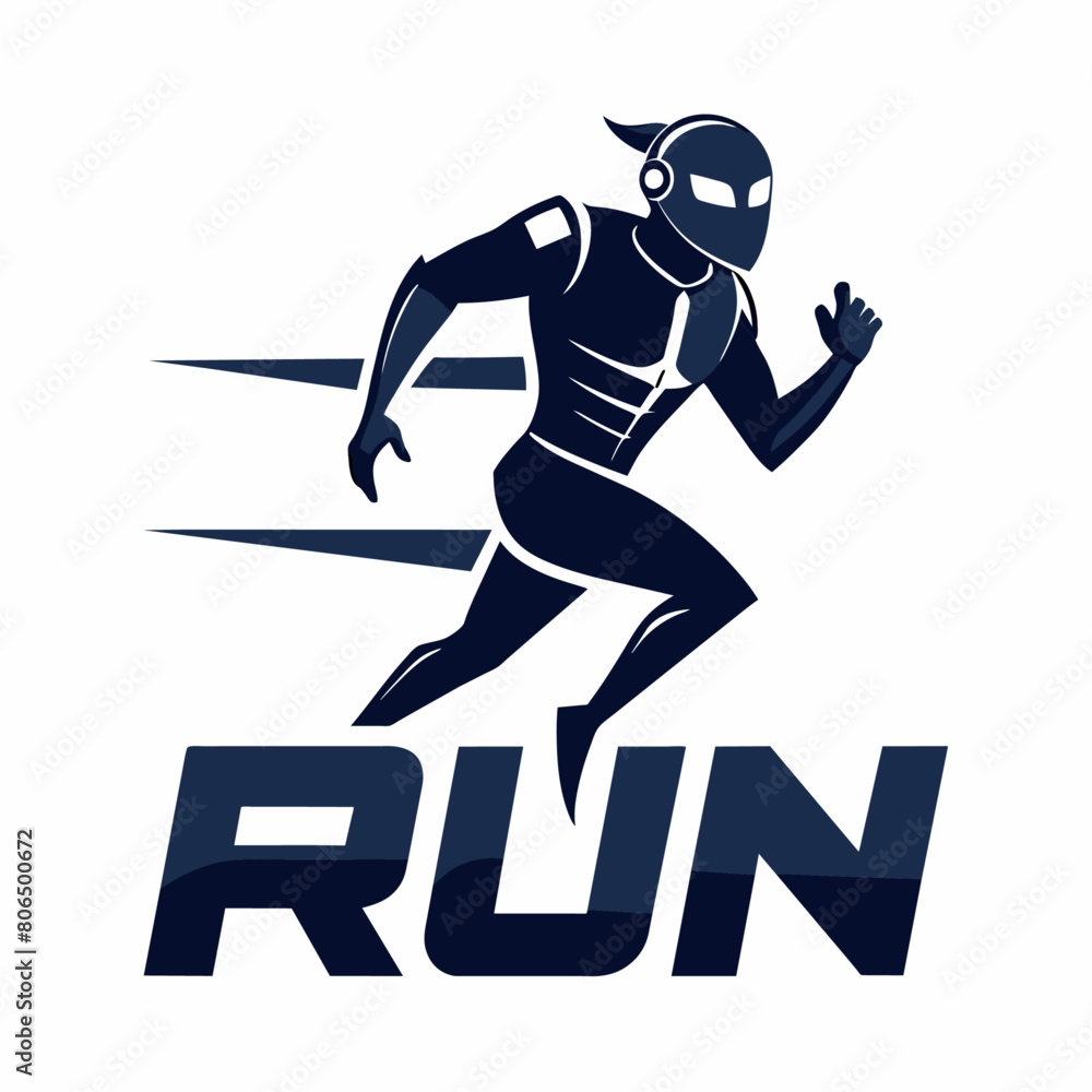 Running Robot man logo (3) Running Robot man logo (3)