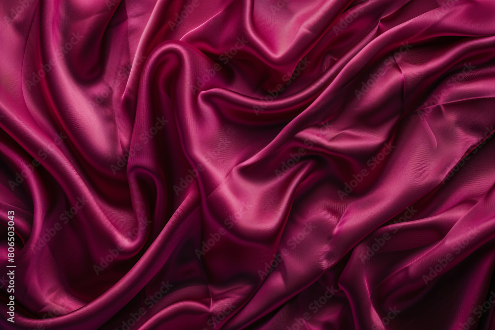 Crimson Silk: Luxurious Drapery and Flowing Texture Crimson Silk: Luxurious Drapery and Flowing Texture