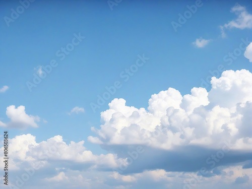 blue sky with clouds