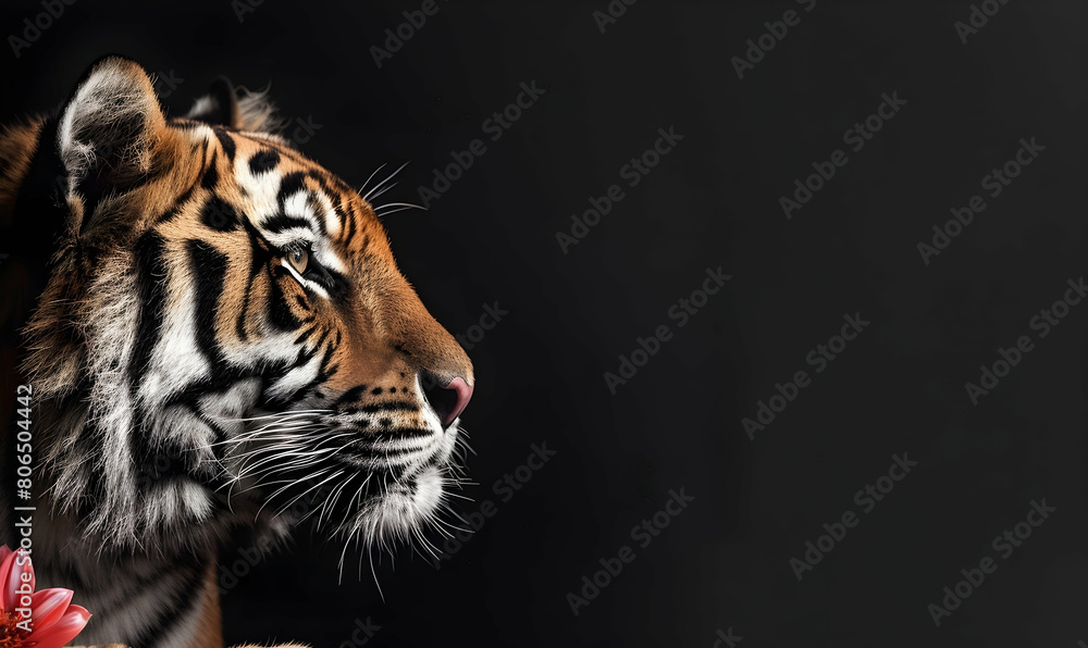 tiger day background copy space for tiger animal 29 july