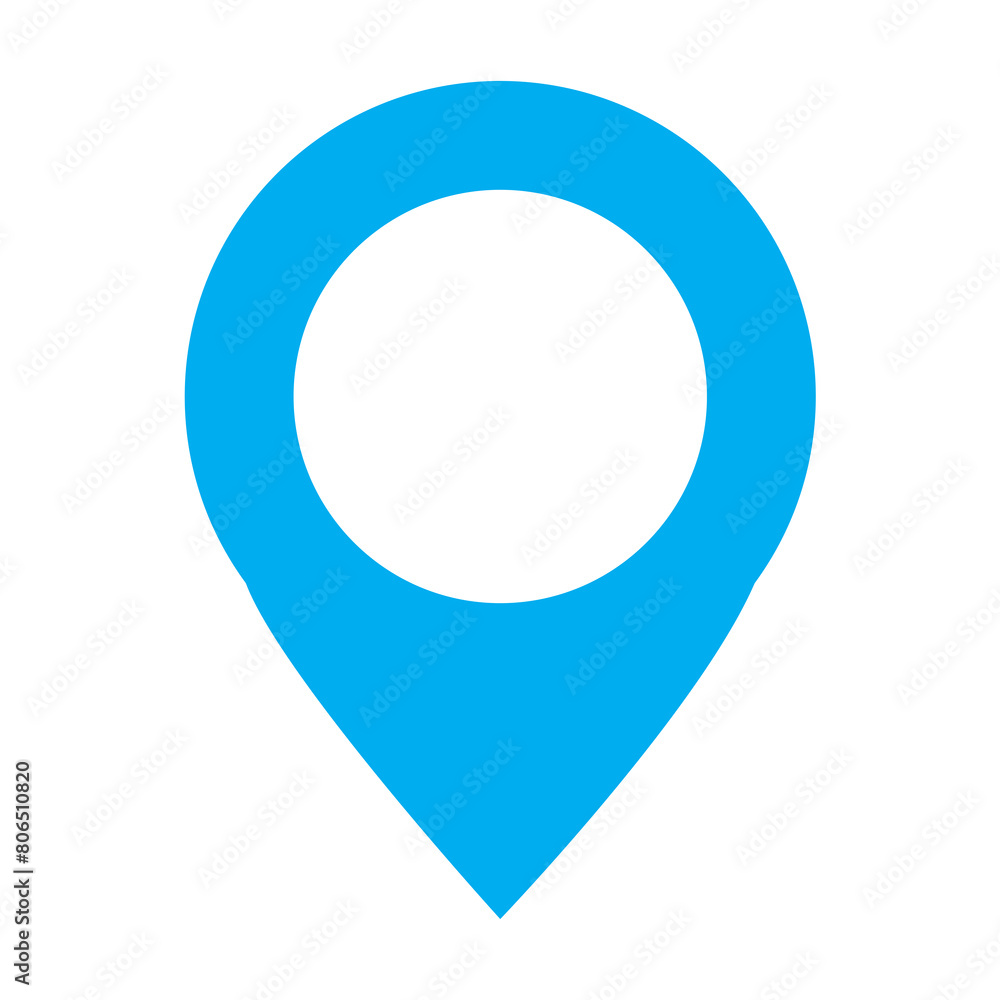GPS map location icon