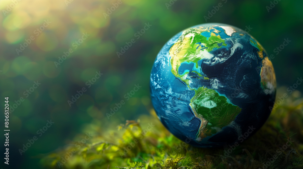 A digital globe highlighting carbon credit markets and green investment opportunities across the world A digital globe highlighting carbon credit markets and green investment opportunities across the world