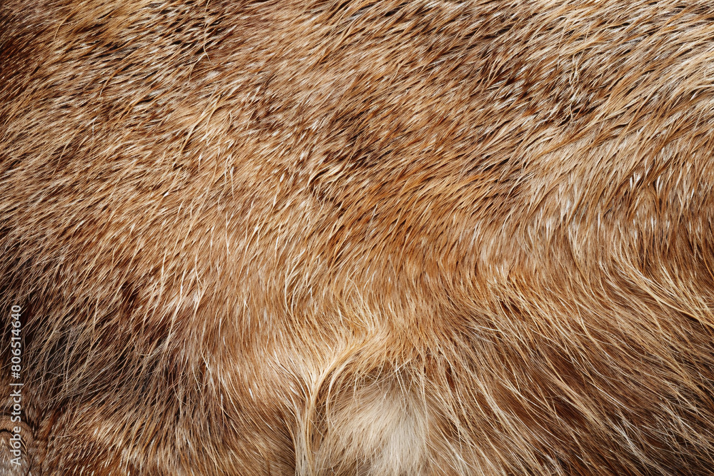 Close-up of furry brown bear texture, soft and warm natural material with white-tipped hairs, abstract animal pattern Close-up of furry brown bear texture, soft and warm natural material with white-tipped hairs, abstract animal pattern