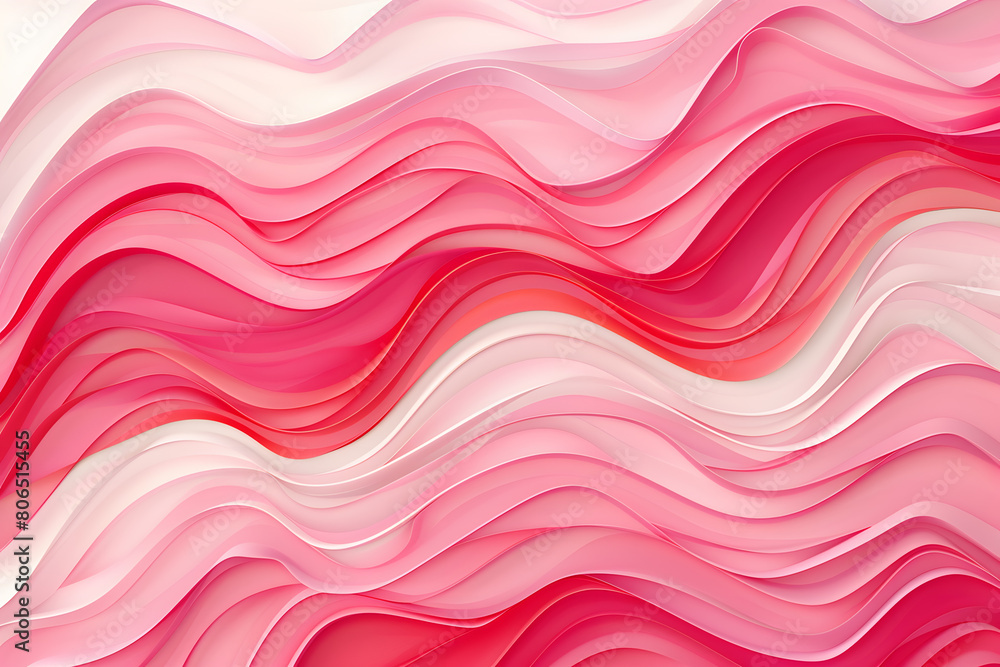 Abstract Pink and White Wavy Pattern Design Abstract Pink and White Wavy Pattern Design