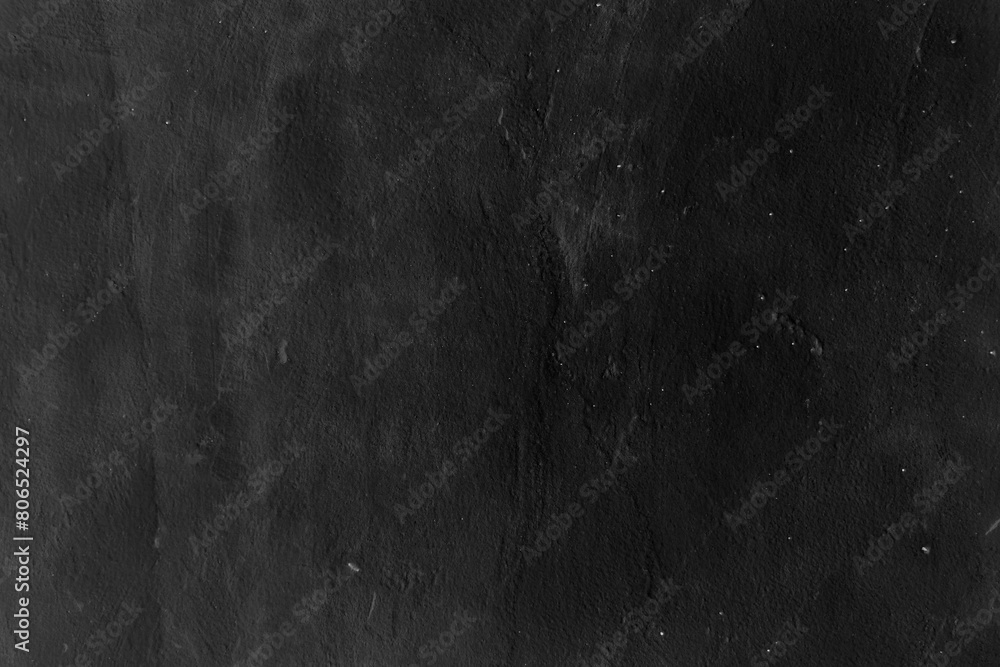 Naklejka premium Black grunge stucco wall texture background.