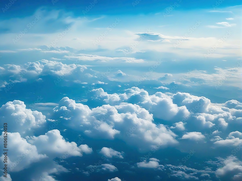 Fototapeta premium blue sky with clouds