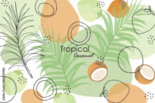 agriculture, antioxidant, artwork, background, beach, botanic, coco, coconut, coconut vector, collection, cut, delicious, design, digital illustration, drawing, drink, eat, engraving, exotic, exotic f