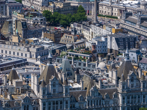 Cityscape viewed from height (London, England, United Kingdom)