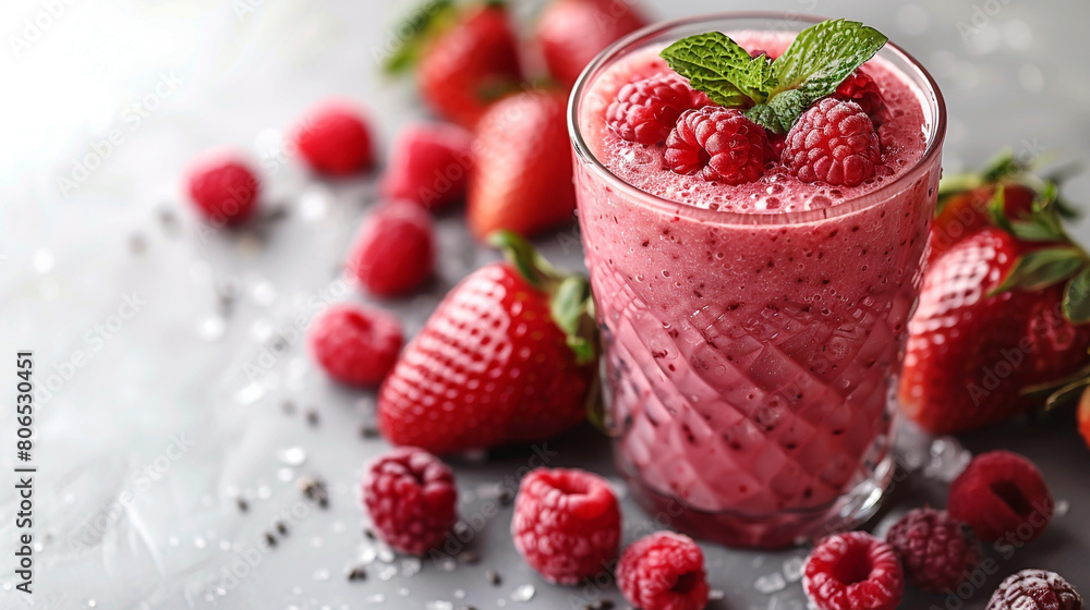 Smoothie drink white background Smoothie drink white background