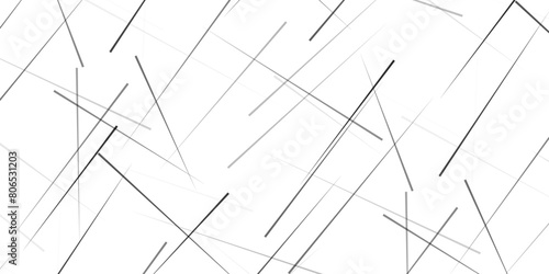 Chaotic abstract line background. Random geometric line seamless pattern. Horizontal template with chaotic lines. Simple vector illustration.
