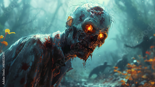 Illustrations Scary Zombies