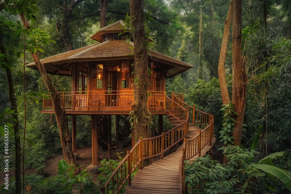 wooden hut in the lake side view with abstract greenery and big green trees with lush greenery spread all over swings and wooden luxurious things in natural background wooden hut in the lake side view with abstract greenery and big green trees with lush greenery spread all over swings and wooden luxurious things in natural background
