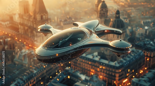 Personal Flying Vehicles Imagine a world where individual flying transportation is commonplace photo
