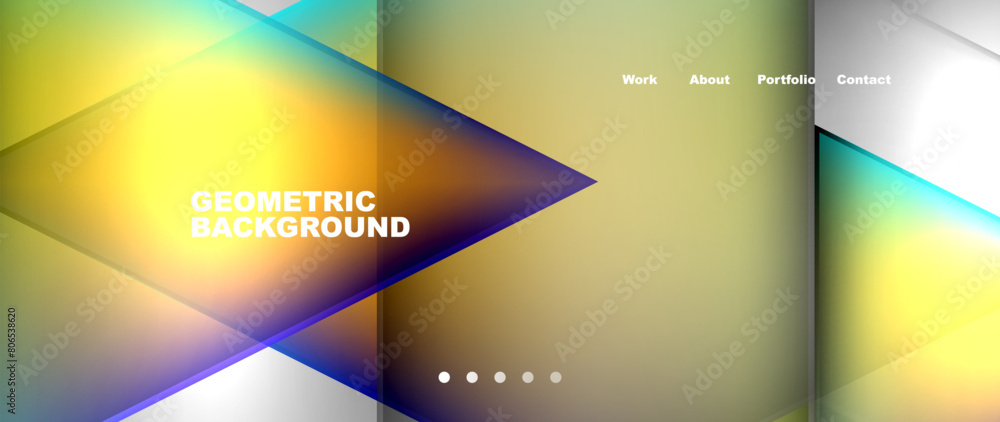 Flowing bright neon gradients geometric abstract background with triangles and lines. Fluid color pattern of color liquid gradient background for wallpaper, banner, background, card, landing page Flowing bright neon gradients geometric abstract background with triangles and lines. Fluid color pattern of color liquid gradient background for wallpaper, banner, background, card, landing page