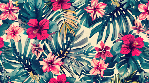 Summer pattern wallpaper