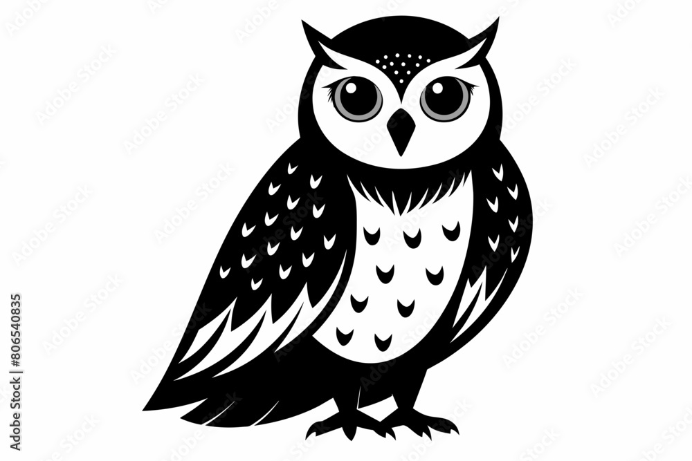owl silhouette on white background, Vector illustration, bird, icon, svg, characters, Holiday t shirt, Hand drawn trendy Vector illustration, owl on a branch owl silhouette on white background, Vector illustration, bird, icon, svg, characters, Holiday t shirt, Hand drawn trendy Vector illustration, owl on a branch