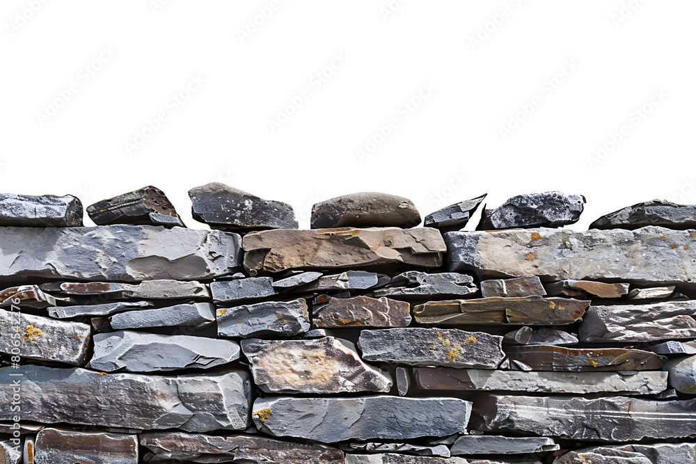 Stonewall isolated on transparent background. Stonewall isolated on transparent background.