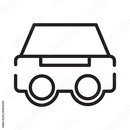 Glass Protective Safety Line Icon