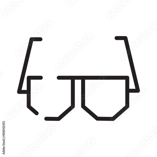 Glass Protective Safety Line Icon