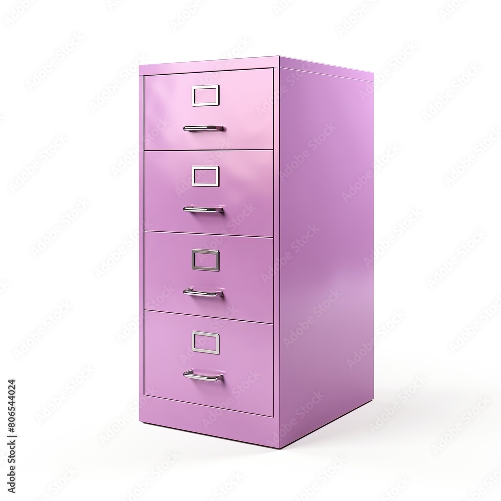 Filing cabinet mauve Filing cabinet mauve