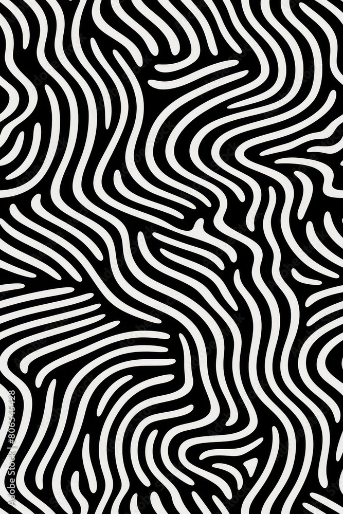 Seamless pattern with twisted lines, vector linear tiling background, stripy weaving, optical maze, twisted stripes Seamless pattern with twisted lines, vector linear tiling background, stripy weaving, optical maze, twisted stripes