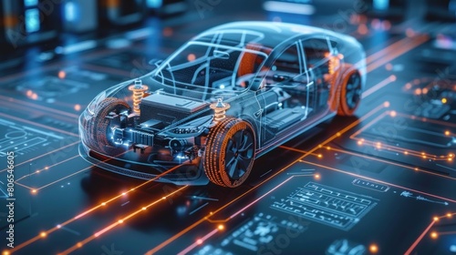 Examine the role of blockchain technology in enhancing transparency and security within electric vehicle charging networks, fostering trust among stakeholders. © 2D_Jungle