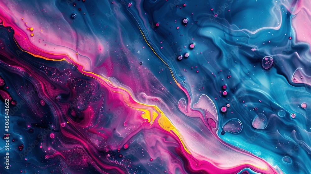 Fluid Spectrum: Abstract Chromatic Elegance Fluid Spectrum: Abstract Chromatic Elegance