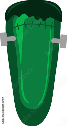 Frankenstein Letter Alphabet Vector I