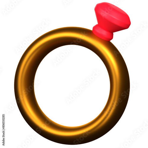 Ring 3D Icon