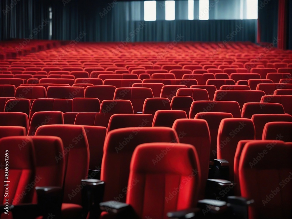 Obraz premium empty cinema auditorium