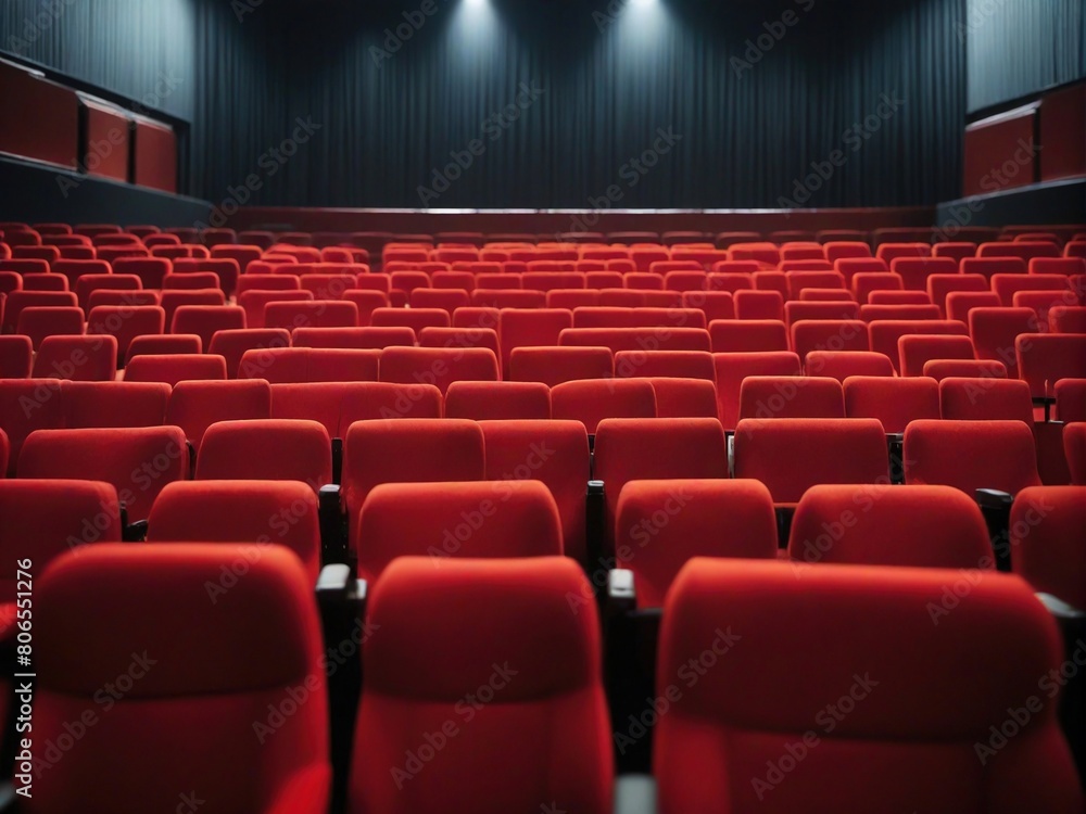 Fototapeta premium empty cinema auditorium