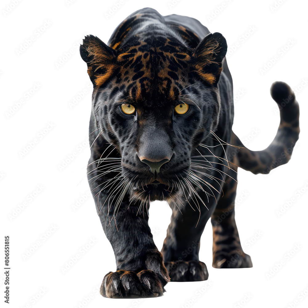 Leopard isolated on a transparent background Leopard isolated on a transparent background
