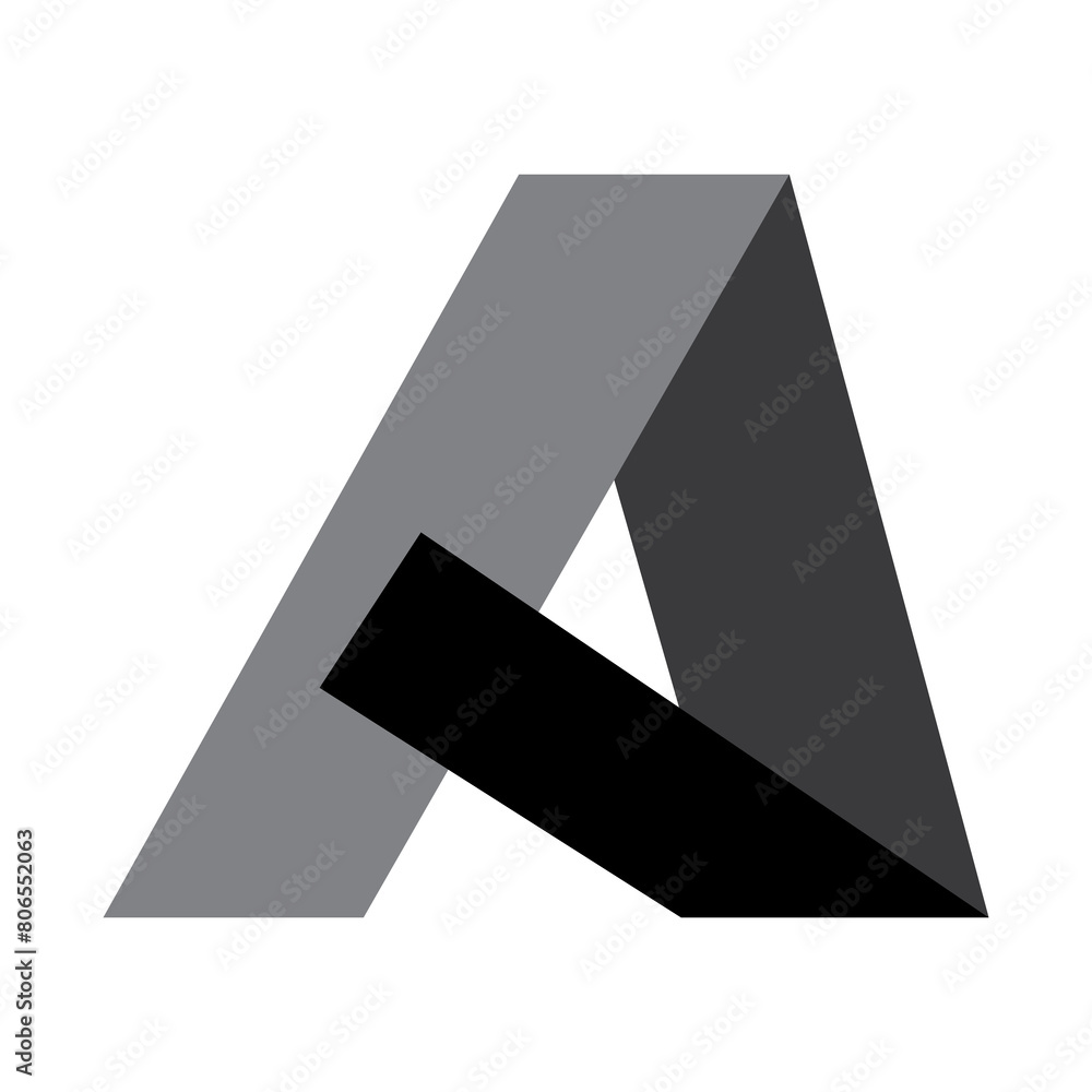 Obraz premium A letter logo design