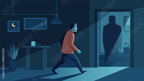 A man pacing back and forth in his dimly lit apartment muttering to himself about the suious timing of a celebritys death and its connection to a.