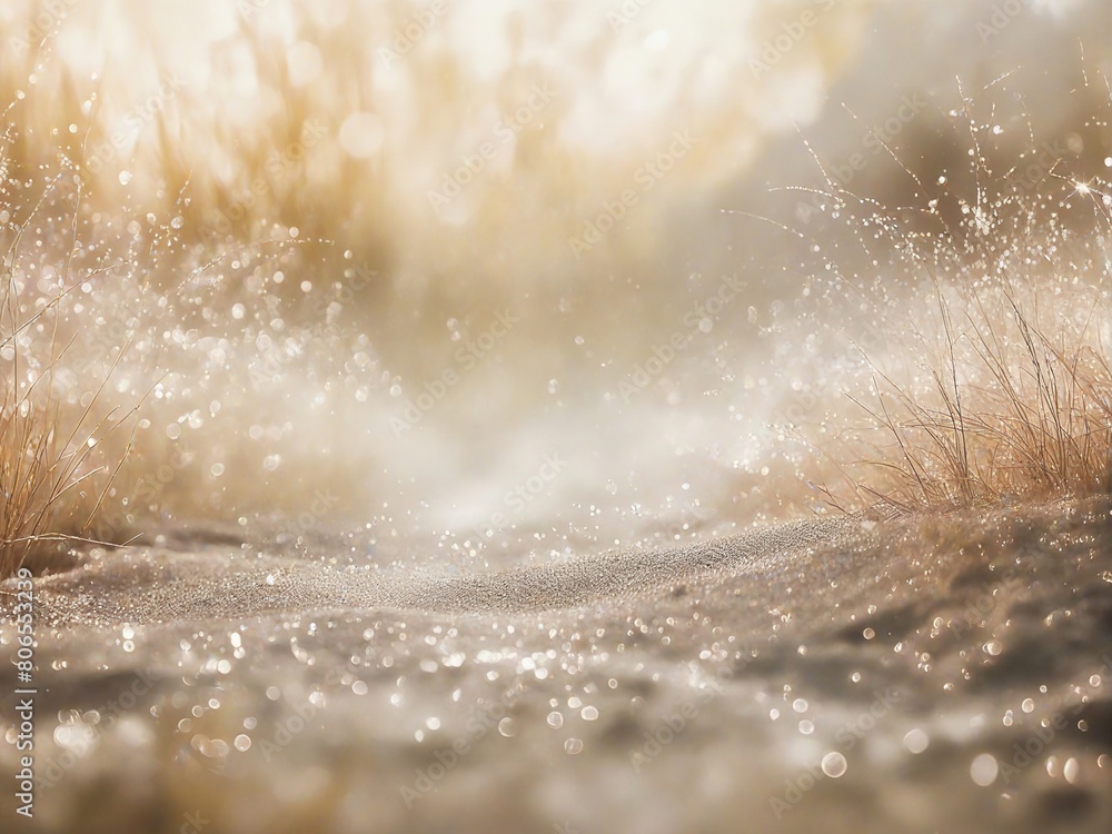 Obraz premium snow on the window