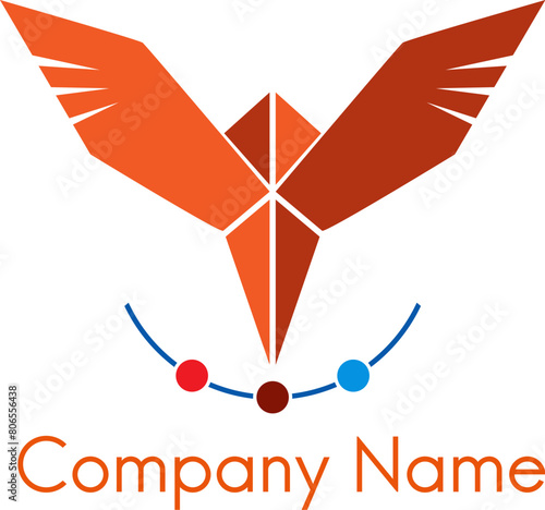 Wing Abstract Corporate Business Logo vector for company design.