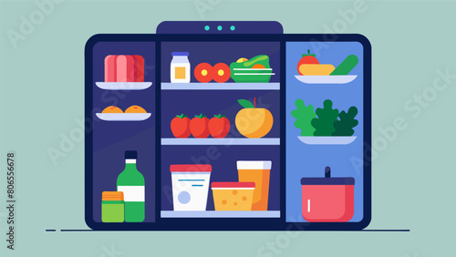 A small fridge stocked with healthy snacks and drinks encourages employees to take care of their physical wellbeing and avoid the urge to hustle.