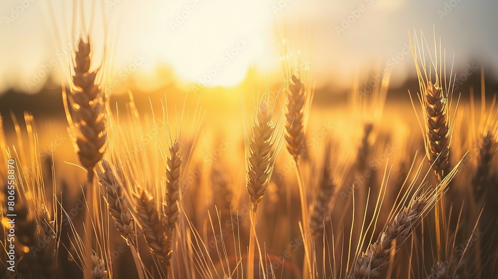 A Sun-Drenched Field of Wheat, Ready for the Gathering, A Promise of Sustenance and Renewal A Sun-Drenched Field of Wheat, Ready for the Gathering, A Promise of Sustenance and Renewal